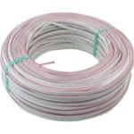 Saitel 2X0,75 Beyaz Kordon Kablo 100M