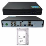 Xmeye 4 Kanal Dvr Kayıt Cihazı+ 3.5" 2 Tb HDD Set