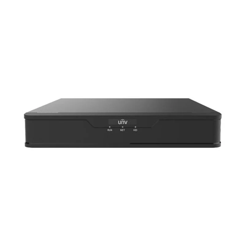 uniview nvr301 08s3 8 kanal 8 mp destekli 1 disk h 265 nvr kayit cihazi64d25e137dd0e