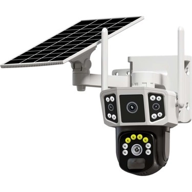 Akıllı Robot Kamera 4G 6MP Dual Lens Solar PTZ