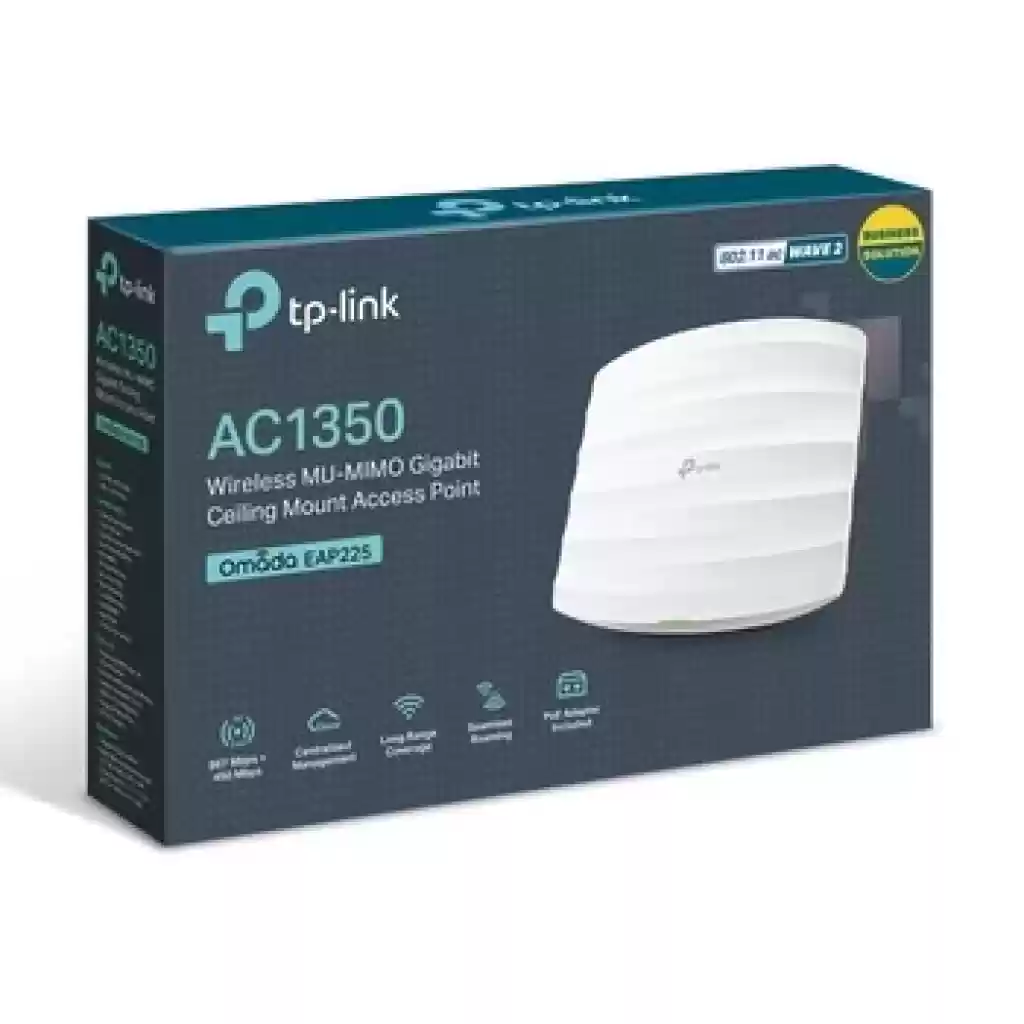 tp link eap225 1350mbps kablosuz mu mimo gigabit tavan tipi access point 111000585 sw350sh350