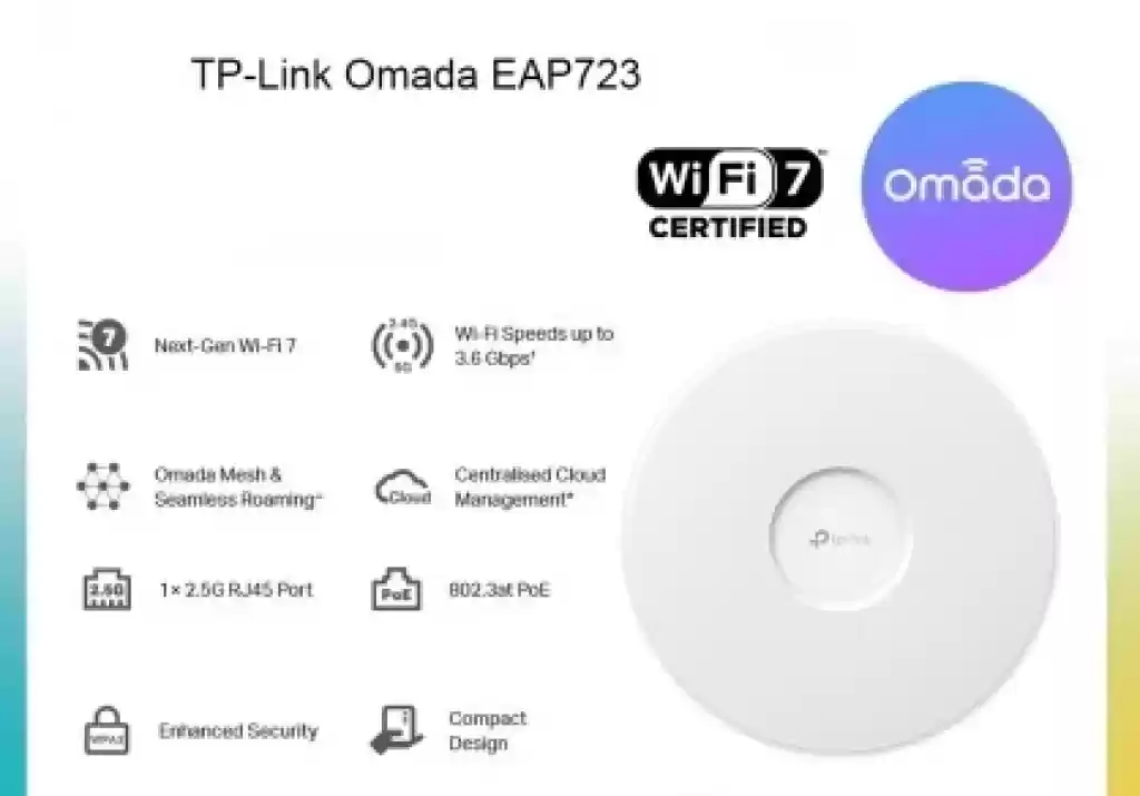 tp link omada eap723 be3600 tavan tipi uc bantli wi fi 7 access point 188025537 sw418sh292