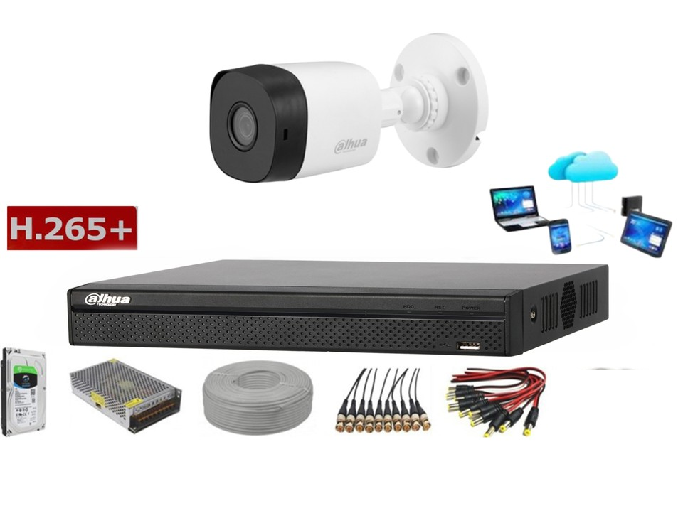 Dahua 1 Kameralı 2 Mp Ahd Güvenlik Kamera Sistemi