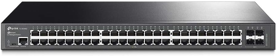 TP Link TL SG3452 JETSTREAM 48 PORT GIGIBAIT 4 PORT GIGABIT L2 YONETİLEBİLİR SWITCH