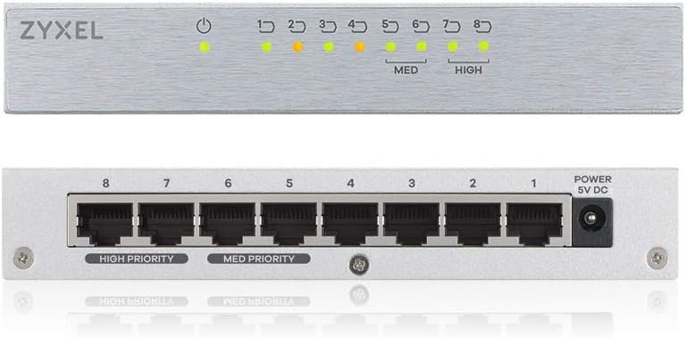 Zyxel GS 108B 10 100 1000 Mbps Gigabit Switch