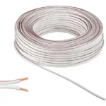 2X0,75 Beyaz Kordon Kablo 100M