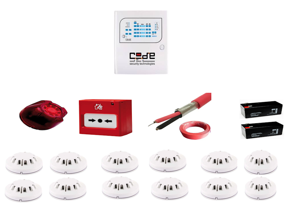 EN54 Sertifikalı Codesec 12 Dedektörlü Yangın Alarm Çözümü