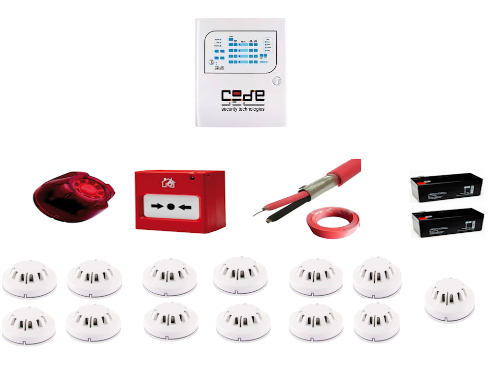 Codesec 13 Dedektörlü Alarm Seti: Büyük Binalar İçin Güvenlik Standardı