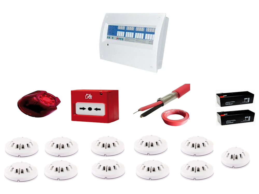 ELEKS 11 Bölgeli Yangın Alarm Seti, Konvansiyonel 11 Bölgeli Yangın Alarmı, Sertifikalı Yangın Alarm Sistemi, ELEKS Yangın Paneli, 11 Zone Yangın Alarmı, Özel Bölgeleme Yangın Alarmı.