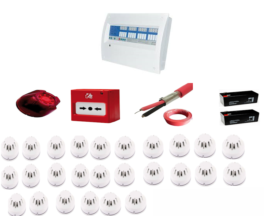 Eleks 26 Bölgeli Konvansiyonel Sertifikalı Yangın Alarm Seti