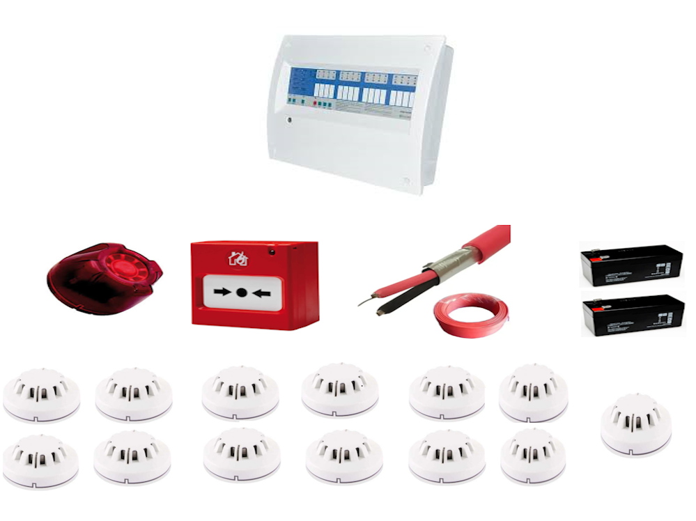 Eleks 13 Bölgeli Konvansiyonel Sertifikalı Yangın Alarm Seti