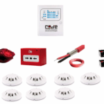 Yangın İhbar Alarm Seti Codesec Sertifikalı 7 Dedektörlü