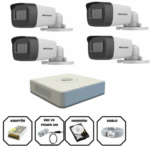 Hikvision 4 Kameralı Full HD Güvenlik Kamera Seti