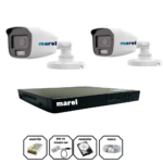Marel 2 Kameralı Full HD Güvenlik Kamera Seti