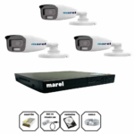 Marel 3 Kameralı Full HD Güvenlik Kamera Seti