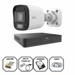 UNV 1 Kameralı 500 GB Full HD Güvenlik Kamera Seti: Tek Kamera, Yüksek Depolama!