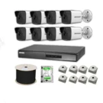 Hikvision 4mp Mikrofonlu 8 Kameralı 1TB Disk Tak Çalıştır Hazır IP Kamera Seti