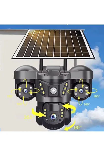 Güneş Enerjili Üçlü Koruma