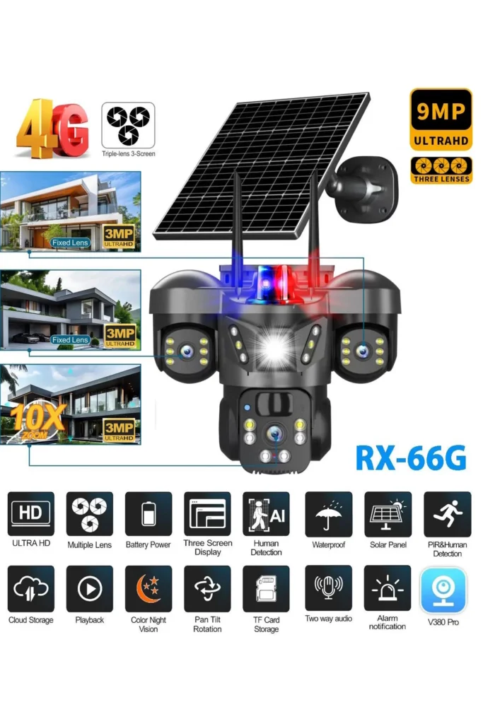 Güneş Enerjili Üçlü Koruma