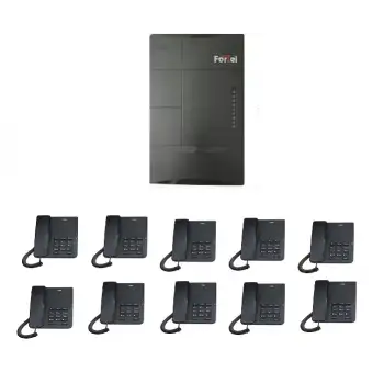 fortel p832 4 16 telefon santrali ve karel tm140 telefon makinesi 51874761.webp